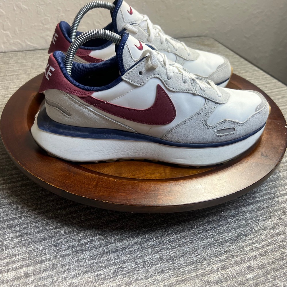 Nike Phoenix Waffle Sneakers Womens Retro Running FZ3600-072  9 White Red Bone